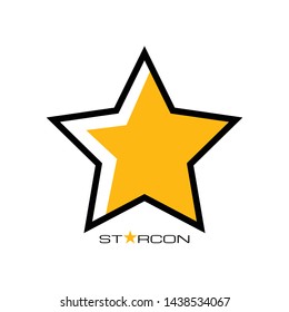 star icon design element, star logo icon