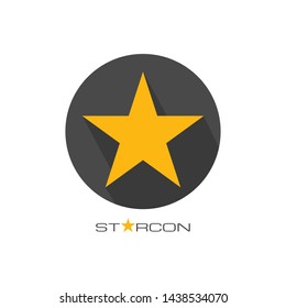 star icon design element, star logo icon
