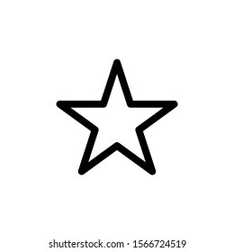 Star icon. Design template vector