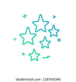 Star icon design vector