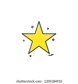 Star icon design vector 