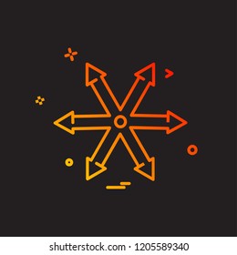 Star icon design vector