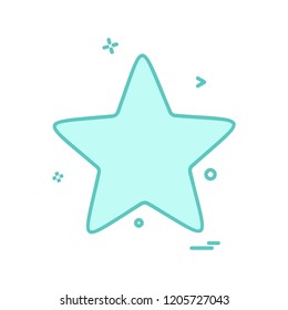 Star icon design vector 