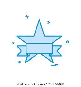 Star icon design vector