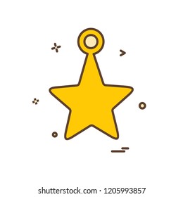 Star icon design vector