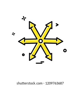 Star icon design vector