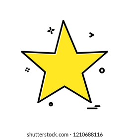 Star icon design vector 