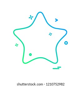 Star icon design vector 