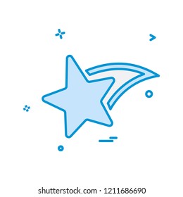 Star icon design vector