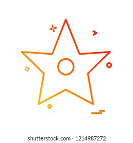 Star icon design vector 