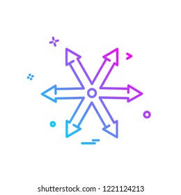 Star icon design vector