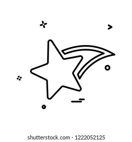 Star icon design vector
