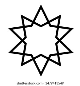 star icon design vector simple
