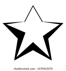 star icon design vector simple