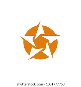 Star icon design vector template logo design