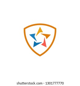 Star icon design vector template logo design