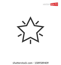 Star Icon Design Vector Template