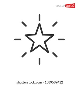 Star Icon Design Vector Template