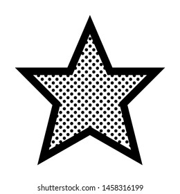 Star Icon with Dots Style