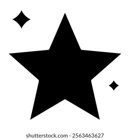 Star Icon Element For Design