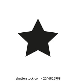 star icon. Element of weather illustration. Signs and symbols can be used for web, logo, mobile app, UI, UX on white background. EPS10