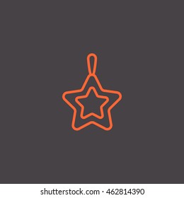  Star Icon Flat. 