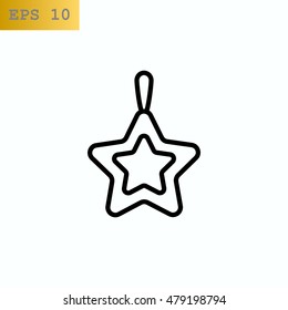  Star Icon Flat. 