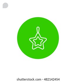  Star Icon Flat. 
