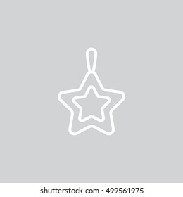  Star Icon Flat. 