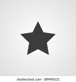 star icon flat design