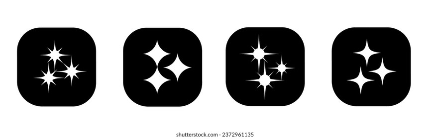 Star icon in flat. A star icon design. Stock vector.