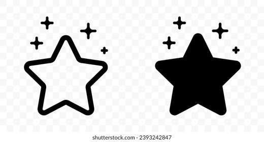 Star icon. flat design vector illustration for web and mobile