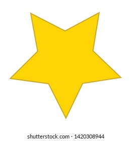 Star icon. flat illustration of Star vector icon for web