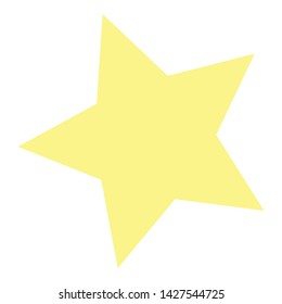 Star icon. Flat illustration of star vector icon for web design