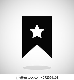 star icon, Flat pictograph icon