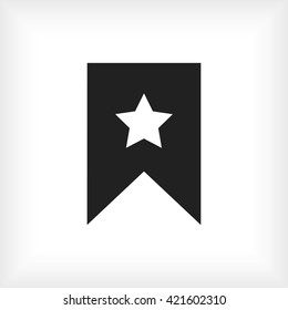 star icon, Flat pictograph icon
