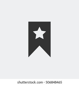 Star icon, Flat pictograph icon