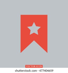 star icon, Flat pictograph icon, vector best flat icon, EPS