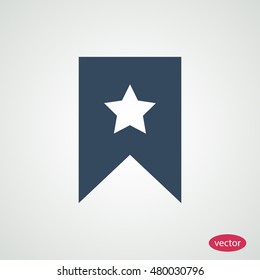 star icon, Flat pictograph icon, vector best flat icon, EPS