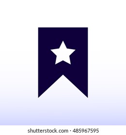 star icon, Flat pictograph icon, vector best flat icon, EPS
