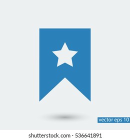 star icon, Flat pictograph icon, vector best flat icon, EPS