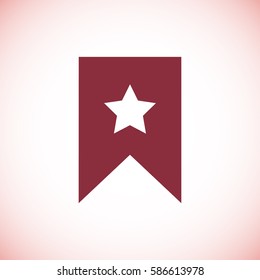 star icon, Flat pictograph icon, vector best flat icon, EPS