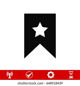 star icon, Flat pictograph icon, vector best flat icon, EPS