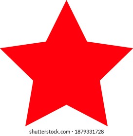 Icono de estrella con estilo plano. Imagen de icono de estrella vectorial aislada en un fondo blanco.