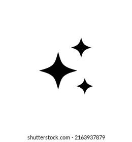 star icon flat style trendy stylist simple