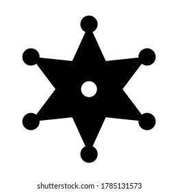 Star-Symbol Flaches Vektordesign für Grafikressourcen