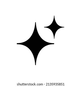 Star Icon Flat Vector Isolated in White Artboard