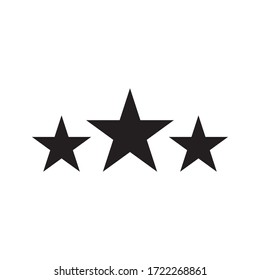 star icon glyph style design 