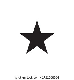 star icon glyph style design 