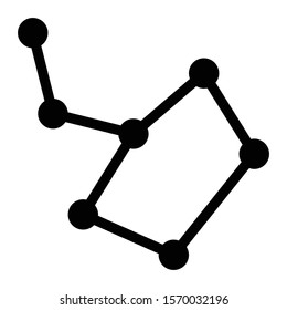 star icon glyph vector design